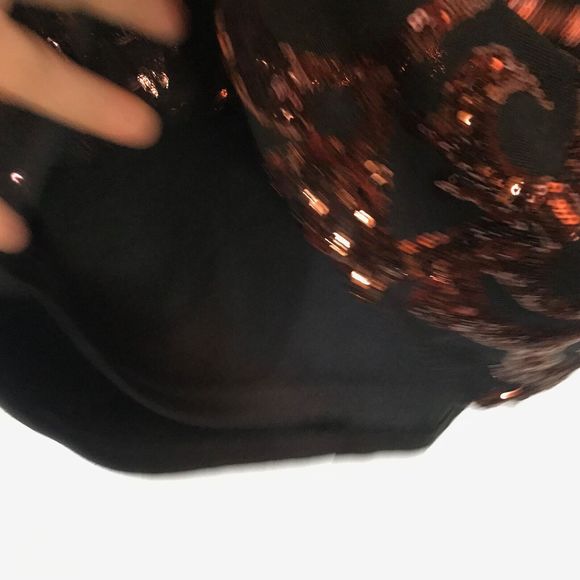 New Quiz Sequin Cocktail Dress Halter Neck GB12 EU40 US10 Festival Fully Lined - Picture 5 of 9